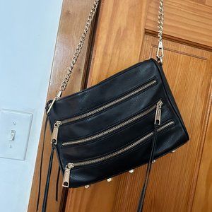 Rebecca Minkoff MAC Leather Tripple Zipper Crossbody
